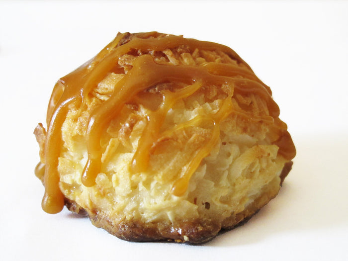 Salted Caramel Coconut Macaroons (gluten free)